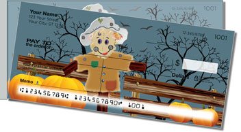 Smiling Scarecrow Side Tear Design Checks