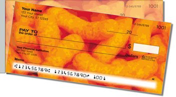 Snack Food Side Tear Personalized Checks