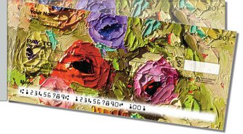 Standlee Floral Side Tear Design Checks