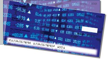 Stock Market Side Tear Design Checks