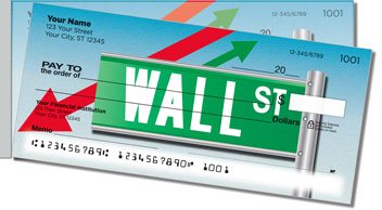 Stock Market Side Tear Personalized Checks