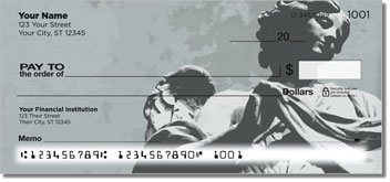 Stone Angel Personalized Checks