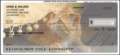 Support Your Local Humane Society Cats Personal Checks