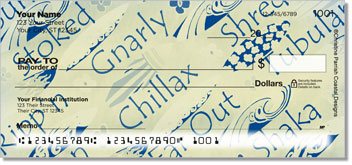 Surf Patterns Personalized Checks