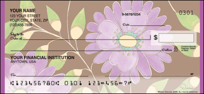 Sweet Blooms Personal Checks