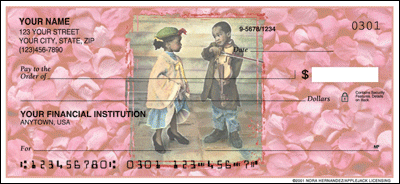 Sweet Mahogany Personal Checks