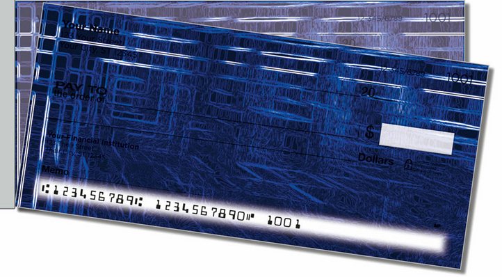 Techno Matrix Side Tear Personal Checks