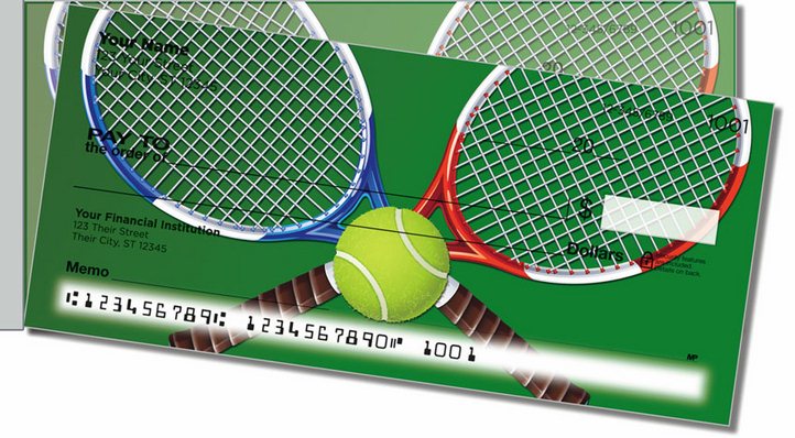Tennis Side Tear Personal Checks