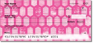 Textured Geometrics Personalized Checks