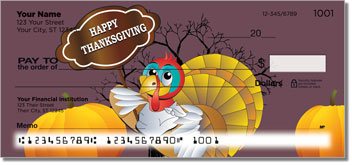 Thanksgiving Personalized Checks