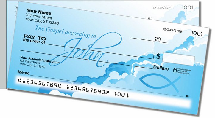 The Gospel Side Tear Personal Checks