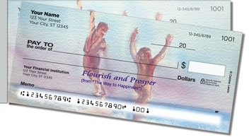 The Way to Happiness 1 Side Tear Personalized Checks