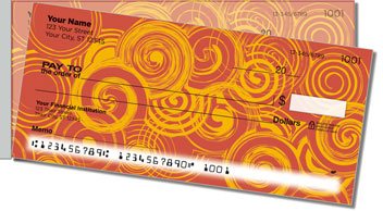 Two-Tone Twirl Side Tear Design Checks