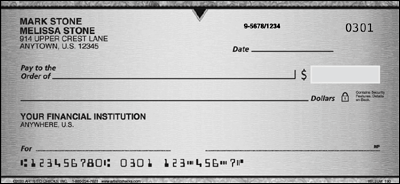 Vellum Personal Checks