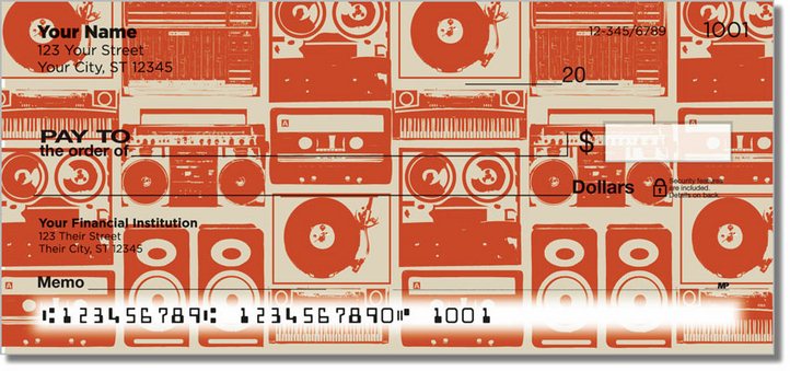 Vintage Music Personal Checks