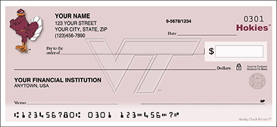 Virginia Tech Logo Personal Checks