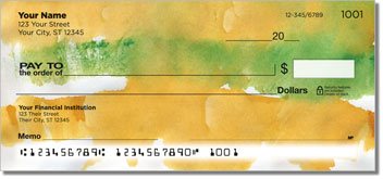 Watercolor Personalized Checks