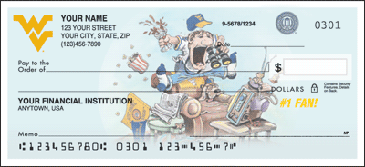 West Virginia No 1 Fan Personal Checks
