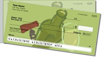 Wine Tasting Side Tear Design Checks