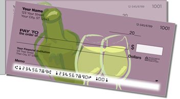 Wine Tasting Side Tear Personalized Checks