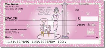 Wine and Cocktail Personalized Checks