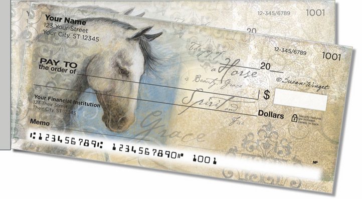 Winget Horse Side Tear Personal Checks