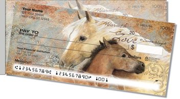 Winget Horse Side Tear Personalized Checks