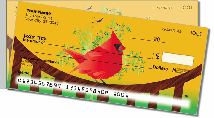 Wings of Spring Side Tear Personal Checks