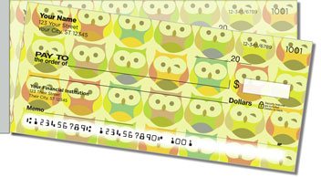 Winking Owl Side Tear Personalized Checks