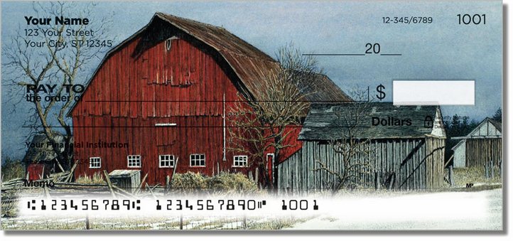 Winter Farm Personal Checks