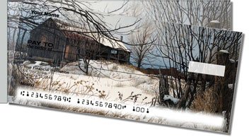 Winter Farm Side Tear Design Checks