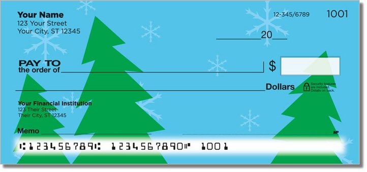 Winter Fun Personal Checks