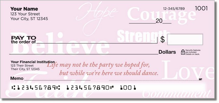 Words of Hope Personal Checks