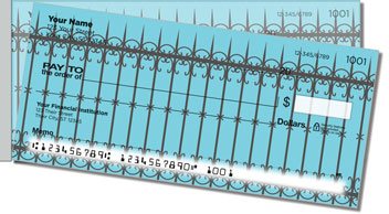 Wrought Iron Fence Side Tear Design Checks
