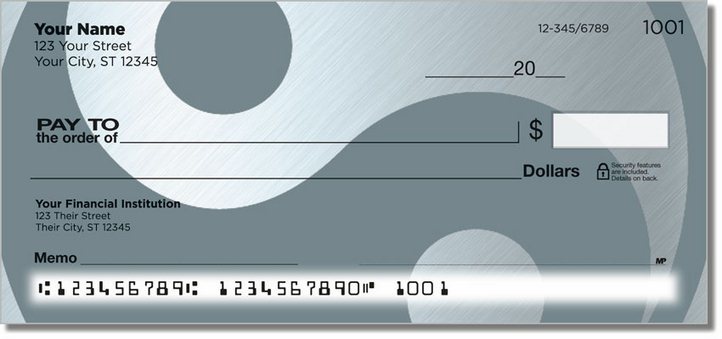 Yin Yang Personal Checks