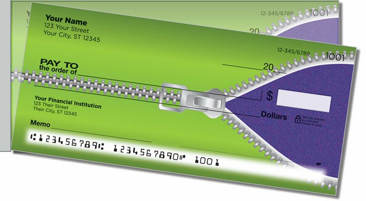Inside Checks Zipper Side Tear Personal Checks - Personal Checks TM