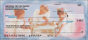 Angel Faces Personalized Checks