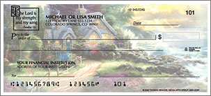 Side Tear Serenity w-verse Personalized Checks