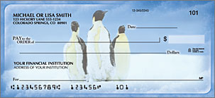 Penguin Parade Personalized Checks