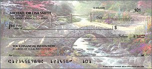 Serenity by Thomas Kinkade without Bible verse Personal Checks