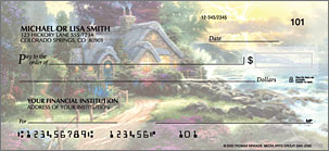 Serenity by Thomas Kinkade without Bible verse Personalized Checks