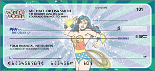 Wonder Woman Personalized Checks